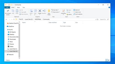 Location of the files for MSFS 2020 .